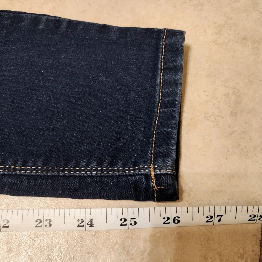 Curve Appeal Dark Blue Denim Jeans Skinny - Picture 6 of 7